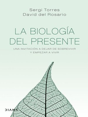 cover image of La biología del presente